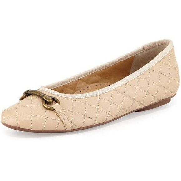 Neiman Marcus Sean Quilted Ballet Flats (5 1/2M) - Picture 9 of 9